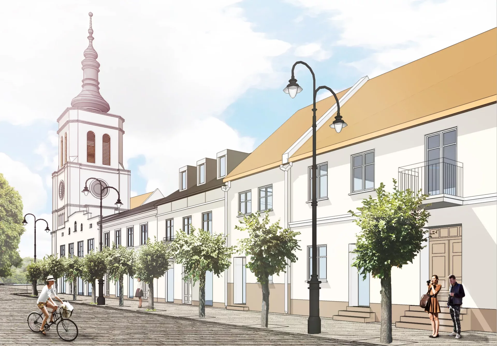 Konkurs urbanistyczno – architektoniczny na rewitalizację Uniejowa – projekt Mazur Architekci